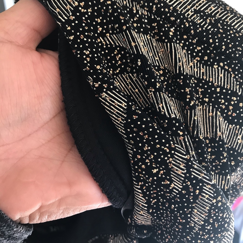 Elegant blazer gold and black Jacket